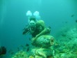 106a.JPG　セブ・ナルスアン島　人魚の石像